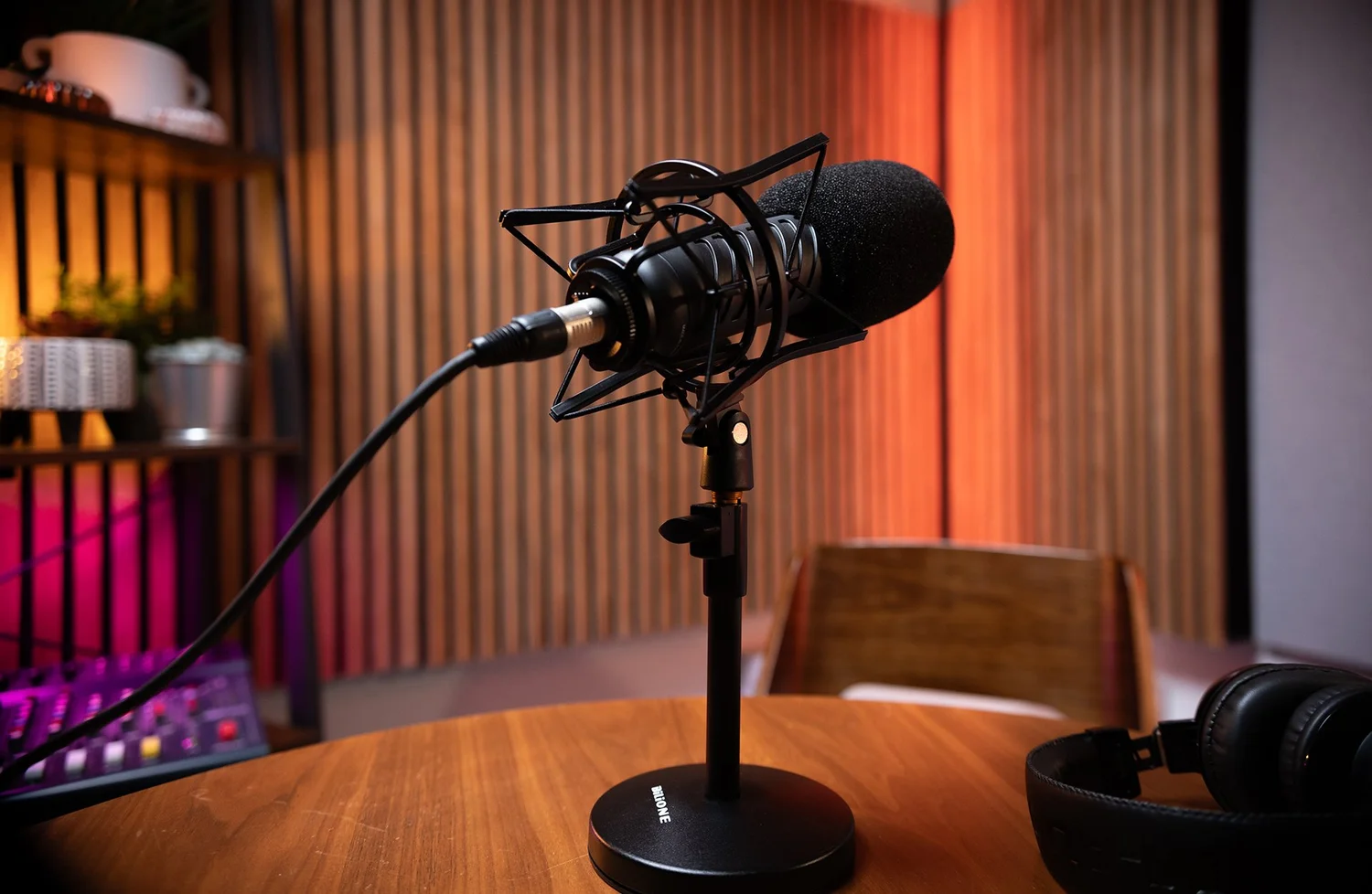 Inside Podcast Studio Glasgow